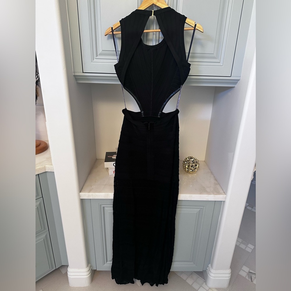 Authentic Herve Leger Black Backless Dress- sexy and classic - Picture 7 of 7